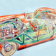Illustration for article titled 28 rare cutaway illustrations of classic cars